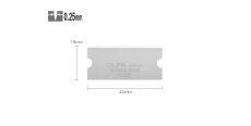 Леза для скребка OLFA GSB-1S 25 mm (30 шт.)  /assets/images/items/5450/0419142001655820700.jpg