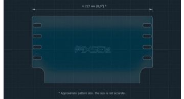 Захисне скло Pixsel на монітор TOYOTA YARIS CROSS 10.3“ 2020 - 2023 (гібридне мат)