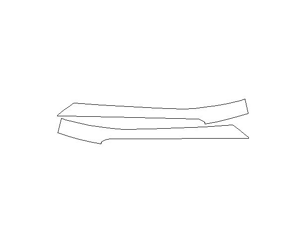 Lexus GS F-Sport 2016 Седан Стійки лобового скла Hexis