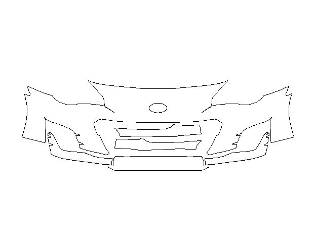 Subaru BRZ 2017 Купе Передний бампер Hexis