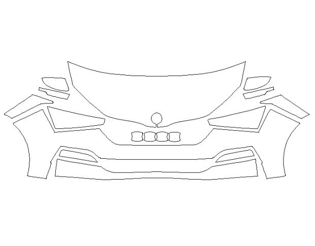Skoda Rapid 2020 Седан Стандартный набор частично Hexis