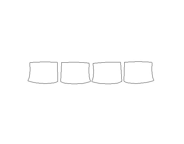 Volvo V60 R-Design 2020 Хетчбек Места под дверными ручками LLumar