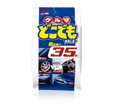 Soft99 Multi Cleaning Wipes - Універсальні очищуючі серветки