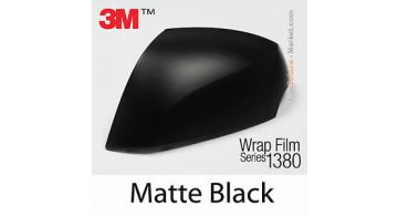3M 1380 M12 Matte Black 1.524 m