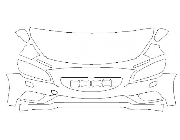 Volvo V60 R-Design 2014 Седан Стандартний набір частково LLumar