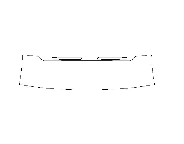 BMW X4 xDrive 2018 Позашляховик Передня частина даху Hexis