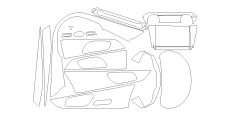 Комплект викрійок для салону KIA CERATO 2021 - 2022  /assets/images/items/6010/0679757001678362641.png
