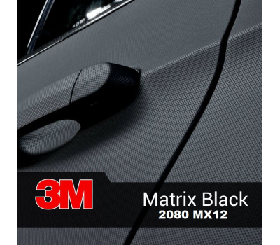 3M 2080 Matte Matrix Black MX12 1.524 m