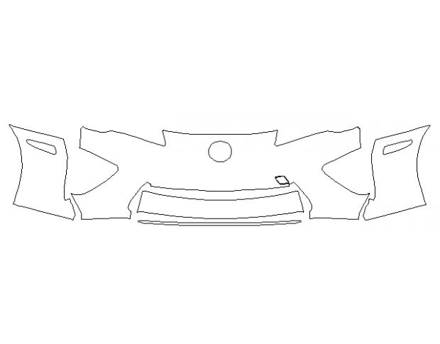 Lexus LFA 2011 Купе Передний бампер Hexis