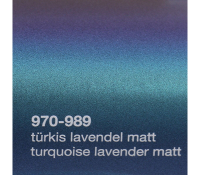 Oracal 970 Turquoise Lavender Matte 989 1.524 m