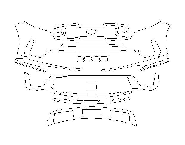 KIA Sorento 2020 Позашляховик Передній бампер LLumar