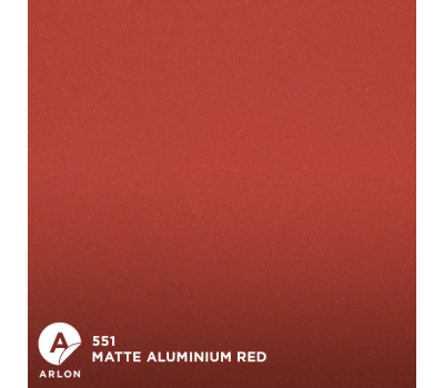Arlon Matte Red Aluminium 551 1.524 m
