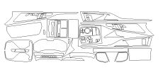 Комплект викрійок для салону BMW 8 2020 4 DOORS  /assets/images/items/5307/0318315001652952841.png