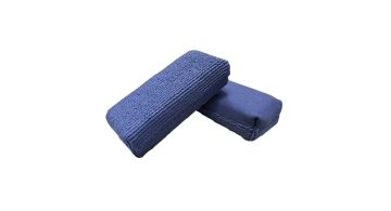 Gyeon Q2M Coating Applicator - Двухсторонний аппликатор из замши и микрофибры, 2 шт