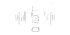 Комплект викрійок для салону LEXUS GX 400 2010  /assets/images/items/5459/0146720001655990980.png
