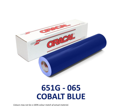Oracal 641 065 Gloss Cobalt Blue 1.26 m