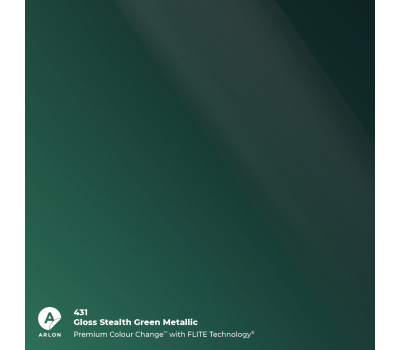Arlon Gloss Stealth Green Metallic 431 1.524 m