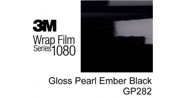 3M 1080 GP 282 Gloss Pearl Ember Black 1.524 m