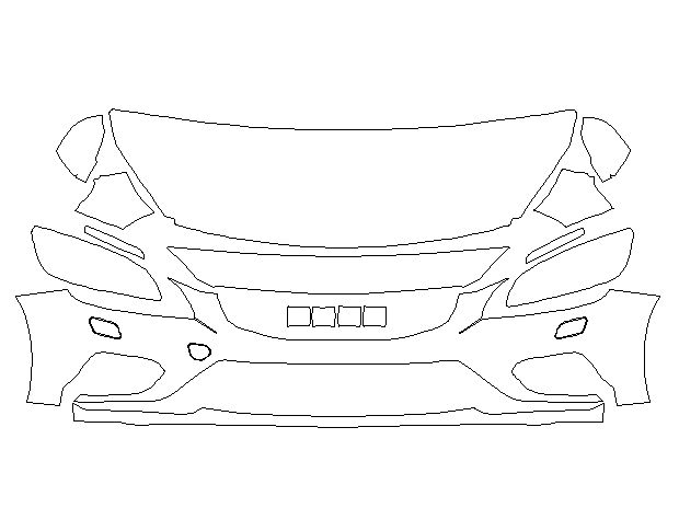 Volvo S60 R-Design 2014 Седан Стандартный набор частично LLumar