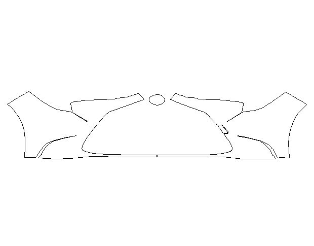 Toyota Corolla 2020 Седан Передний бампер LLumar
