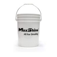 MaxShine Detailing Bucket - Відро для миття та полірування біле, без кришки, 20 L