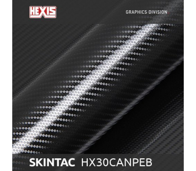 Hexis HX30CANPEB Skintac Black Oil Carbon Gloss 1.524 m