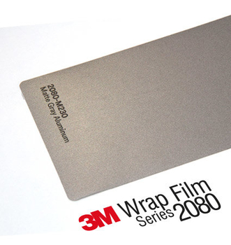 3M 2080 M230 Matte Grey Aluminum 1.524 m