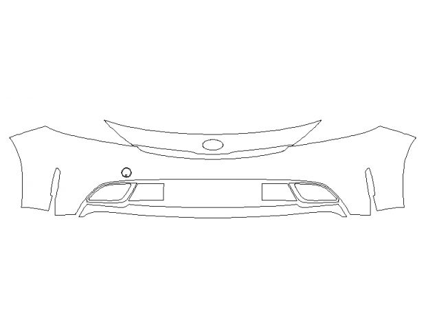 KIA Forte 2017 Седан Передній бампер LLumar
