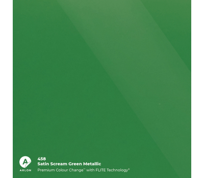 Arlon Satin Scream Green Metallic 458 1.524 m