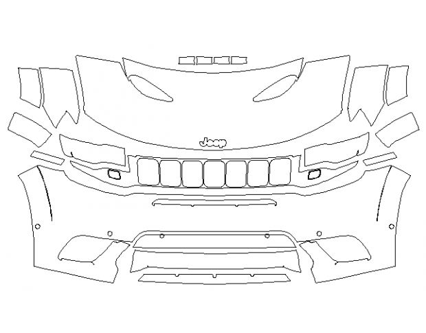 Jeep Grand Cherokee SRT 2017 Внедорожник Стандартный набор частично LEGEND