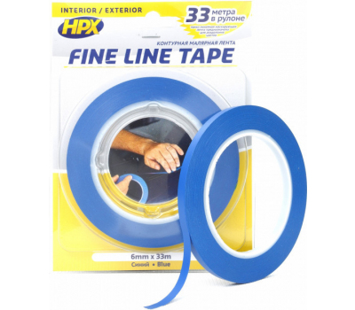 HPX Fine Line FL0633 Маскуюча синя стрічка