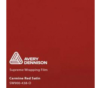 Avery Dennison Carmine Red AW1670001 Satin 1.524 m