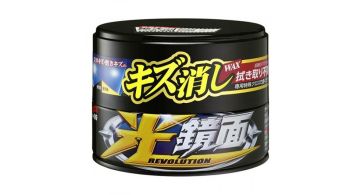 Soft99 Scratch Clear Wax Mirror Finish Black - Воск от царапин для темных автомобилей, 200 g