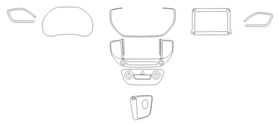 Комплект викрійок для салону HYUNDAI ACCENT 2020
