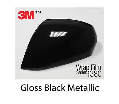 3M 1380 G212 Gloss Black Metallic 1.524 m
