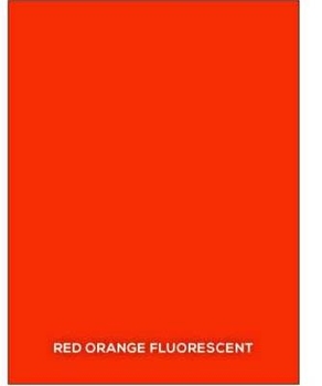 Oracal 6510 038 Fluorescent Red Orange 1 m