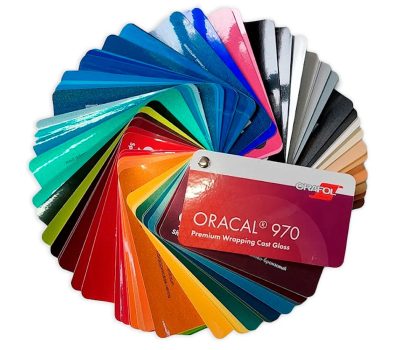 Каталог глянцевих автомобільних плівок Oracal 970 RA