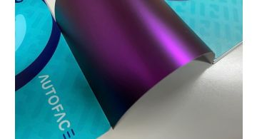 Autoface AF-50521M Twilight Purple Satin Chrome - Хромированная фиолетовая сатиновая пленка 1.52 m
