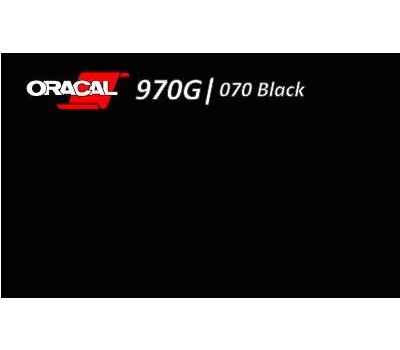 Oracal 970 Black Gloss 070 RA 1.524 m