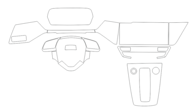 Викрійка для салону AUDI A3 2021