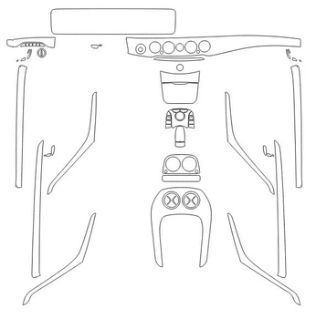 Викрійка для салону MERCEDES-BENZ S-CLASS 2019