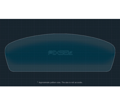 Защитное стекло Pixsel на приборную панель PORSCHE CAYENNE - 15.2“ 2023 - (гибридное глянец)
