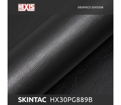 Hexis Grain Leather Black Gloss HX30PG889B 1.52 m