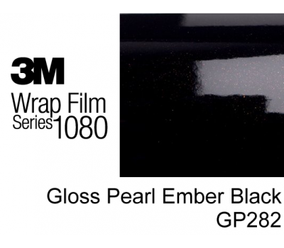 3M 1080 GP 282 Gloss Pearl Ember Black 1.524 m