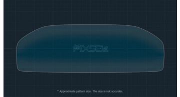 Захисне скло Pixsel на панель приладів SKODA KODIAQ 12.6“ 2017 - 2024 (гібридне мат)
