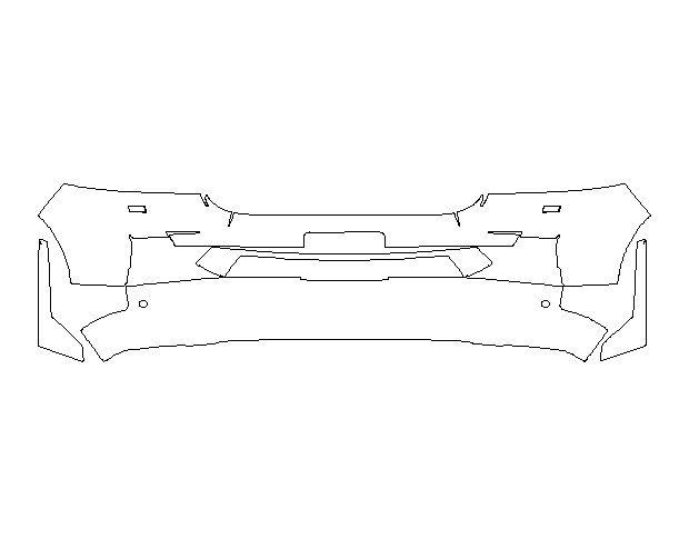 Toyota Land Cruiser 200 2016 Позашляховик Передній бампер Hexis
