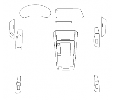 Комплект викрійок для салону MAZDA CX-30 2020
