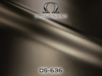Omega Skinz OS-636 Zombie Shuffle - Коричнево-сіра матова металік плівка 1.524 m