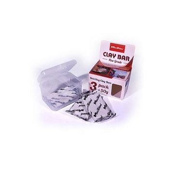 MaxShine Detailing Clay Bar Fine Cut - Набір м'якої глини для чищення кузова 3 х 50 г