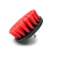 MaxShine M8 Drill Carpet Detailing Brush - Щітка-насадка на дриль для чищення текстилю, червона 105 mm